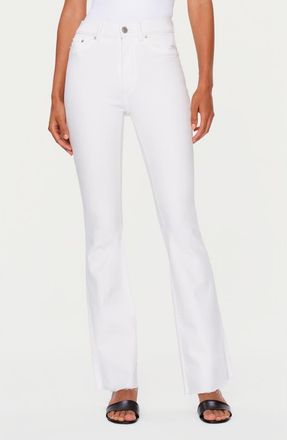 DL1961 Bridget Boot Instasculpt High Rise Jeans in White at Nordstrom, Size 31
