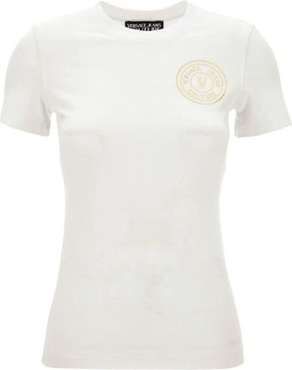 Versace Jeans Couture T-shirts en Polos - Dames - T-shirts - Wit - 2XS - Tops