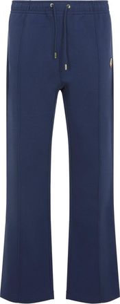 Casablanca Dress Blue Cotton Patch Open Hem Jogger-Uomo