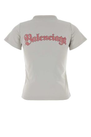 Balenciaga 850263ttvh6 9012 Dirty White Exterior: Cotton T-Shirt T-shirts And Polos