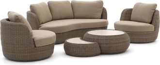 Intenso Furniture Intenso Santa Ninfa stoel-bank loungeset 5-delig