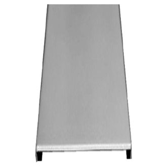OEM Glassblocks Barra De Acabado Para Bloques De Vidrio 8x1x200 Cm, Acero Inoxidable Cepillado (gblnerezkn2m)