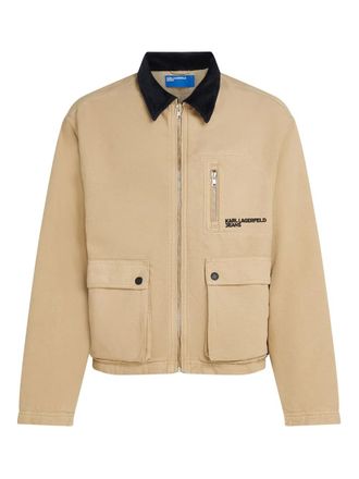 Karl Lagerfeld cotton jacket - Neutrals