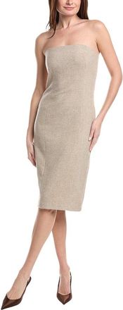 1.State Strapless Column Wool-Blend Midi Dress
