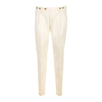 Berwich Broeken, Heren, Wit, L, Katoen, Morello Broek