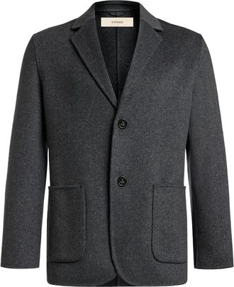 12 Storeez notched wool-cashmere blazer - Grey