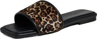 Anine Bing Womens Ria Slides Sandals In Leopard