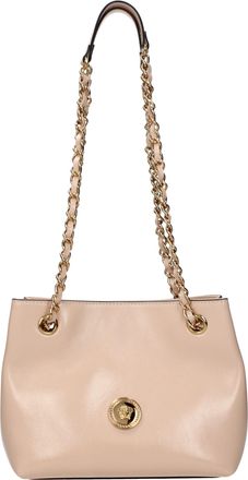 Versace Pink Leather Shoulder Womens Bag
