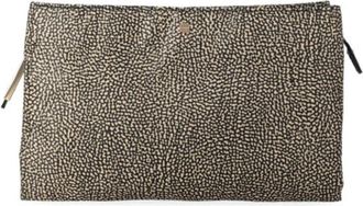 Borbonese Cross Over Bag - Dames - Clutches - Bruin - ONE Size - Katoen - Tassen