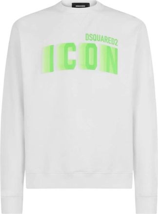 Dsquared2 Uomo, Felpe, Bianco, L, new