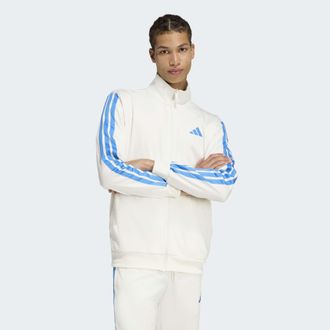 adidas Trainingsjacke ADIDAS SPORTSWEAR DAYREADY TRACK, Herren, Gr. XXL, sanftes wei&szlig;, Obermaterial: 100% Polyester, Jacken Trainingsjacke