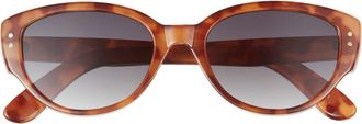 Vince Camuto 55mm Cat Eye Sunglasses in Honey Tortoise at Nordstrom Rack