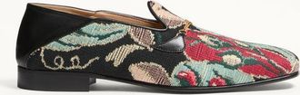 Valentino Garavani Mocassino Jiggie In Tessuto Gobelin Uomo MULTICOLOR 41.5