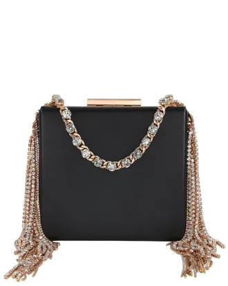 Badgley Mischka Ryker Leather Clutch