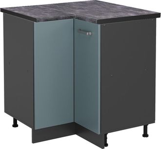Vicco Armario De Esquina R-line, Gris Azulado, 75.6 Cm, Et Antracita
