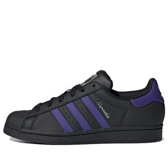 adidas (WMNS) adidas originals Superstar Black Purple IE3000
