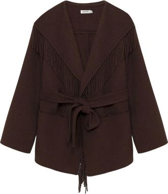 SIMKHAI Fringe-trimmed Coat
