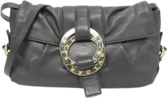 Bulgari Pre-owned Vintage Schoudertas - Dames - Vintage Schoudertas - Zwart - ONE Size - Leer - Vintage