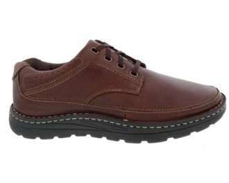 Drew Mens Toledo Ii Casual Oxford Shoe In Brandy Leather