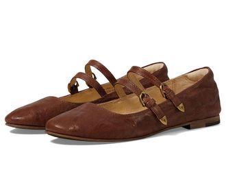 Frye Carson Mary Jane Womens Flat Shoes Spice : 7.5 B - Medium, Leather