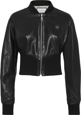 Philipp Plein Dames, Jassen, Zwart, Maat: 2XL Leer