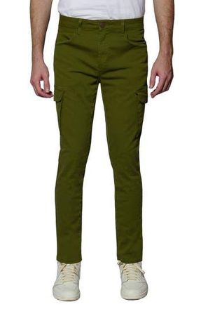 Monfrere Preston Slim Fit Cargo Jeans in Army at Nordstrom Rack, Size 28