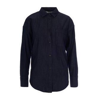 Max Mara Dames, Blouses & Shirts, Blauw, Maat: 2XS Denim