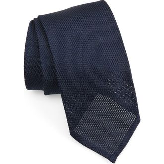 Thom Sweeney GRENADINE TIE in Navy at Nordstrom