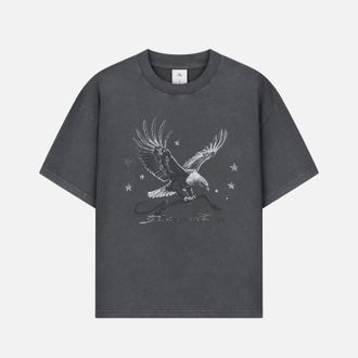 Duke + Dexter Duke + Dexter, Mens Peso Vintage Eagle T-Shirt, Size XXL