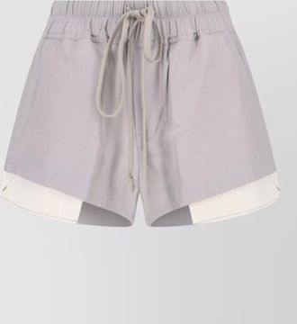 Rick Owens straight shorts side pockets and slits