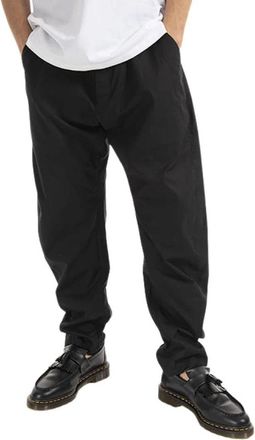 Tom Wood Broek Rigato 22223.979 - Heren - Wijde Broeken - Zwart - S - Katoen - Broeken