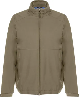 Geox Spherica Brown Minimalist High Collar Jacket