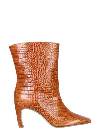 Gia Borghini Brown Leather Boots