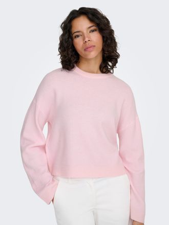 Only Rundhalspullover ONLY ONLSIMONI L/S O-NECK PULLOVER KNT NOOS, Damen, Gr. M, potpourri, Strick, Obermaterial: 74% Polyacryl, 24% Polyester, 2% Elasthan