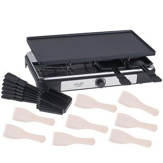 Adler Europe Triton Ad 6616 Parrilla El&eacute;ctrica Raclette Negro 1400w