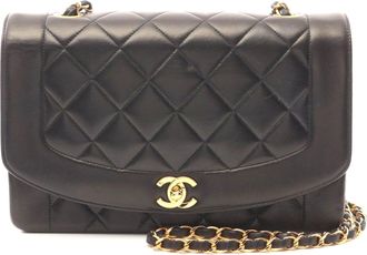 Chanel Diana Flap Lambskin Shoulder Bag