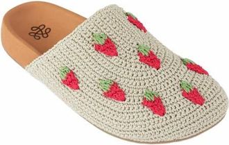 The Sak Bolinas Crochet Clog Shoe in Natural Strawberries at Nordstrom, Size 11