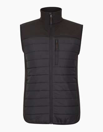 Mountain Warehouse Mens Mountain Warehouse Mens Turbine II Hybrid Padded Gilet - Black - Size: 40/Regular