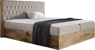 Mirjan24 Cama Continental Navis Ii, Faro 20, Continental, Doble, 160x200, Tapiz, Somieres, 168x208x103cm