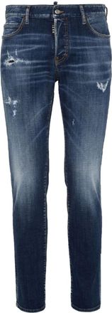 Dsquared2 Navy Blue Straight Jeans