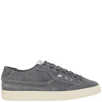 Autry Grey Windscape Low Suede Sneakers