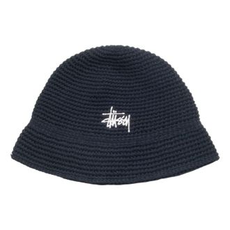 St&uuml;ssy Basic Knit Bucket Hat Black 1321261-BLAC