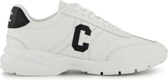 Celine Celine, Schoenen, Heren, Wit, 42 EU, Leer, Low Laceup Sneakers