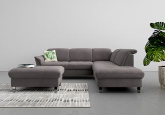 Sit&more Ecksofa &raquo;Maggiore L-Form&laquo; wahlweise mit Kopfteilverstellung, Bettfunktion und Stauraum