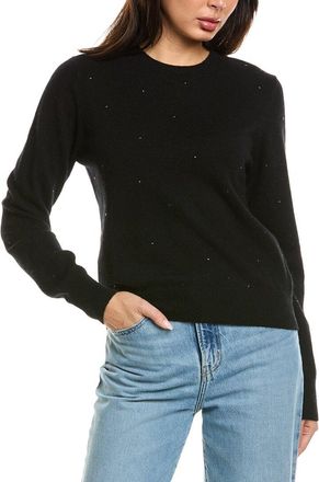 Brodie Gem Star Crewneck Cashmere Sweater
