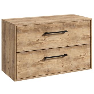 Badplaats Badplaats Mueble Bajo Lavabo Florence 80 X 46 Cm - Roble Casta&ntilde;o