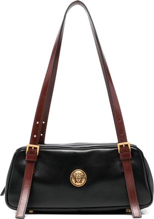 Versace Rectangular Handbag In Smooth Silk And Nylon