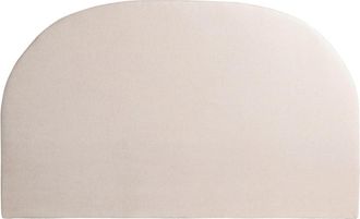 DRAWER Cabecero de algodón y lino media luna L170cm - Natural