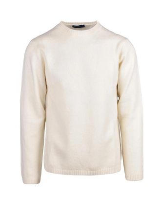Daniele Fiesoli Crew Neck Pullover In Extrafine Merino Wool
