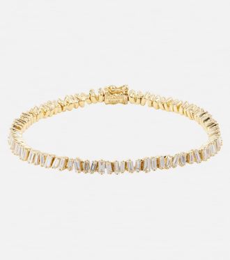 Suzanne Kalan 18kt gold bracelet with diamonds